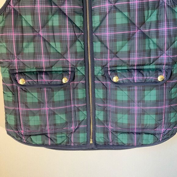 J Crew Factory Plaid Teddie Vest, Small. Heritage ralphlaurenchristmas preppy - Picture 10 of 14
